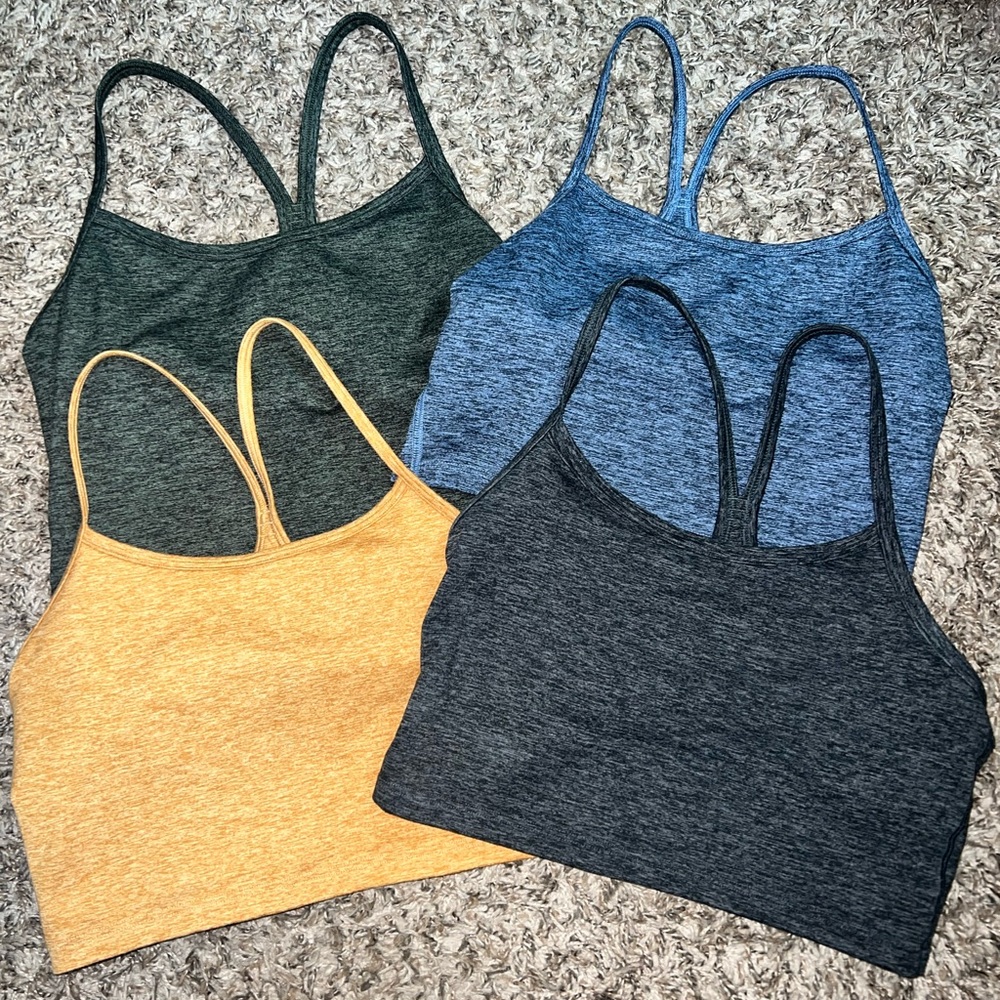 4 Aerie offline the hugger Racerback longline sports bras